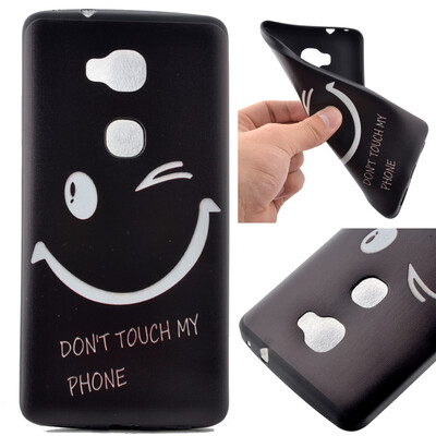 

Smiling face Pattern Soft Thin TPU Rubber Silicone Gel Case Cover for Huawei Honor 5XGR5