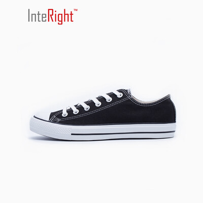 

Ordang Men &39s classic low - aid breathable fashion casual sports canvas shoes DM01 black