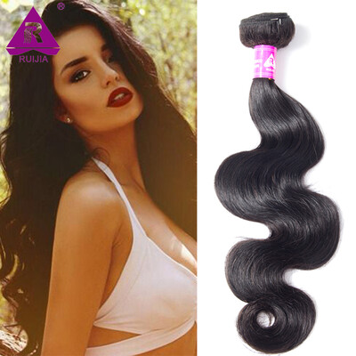 

Unprocessed Peruvian Virgin Hair Body Wave 4 Bundles Peruvian Body Wave Human Hair Weave Bundles RUIJIA Hair Products Bundle Deals