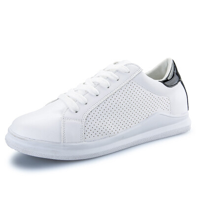 

Yidi (YIDI) women's shoes fashion wild cell breathable small white shoes casual shoes female students wild board shoes SH-680 white black 36