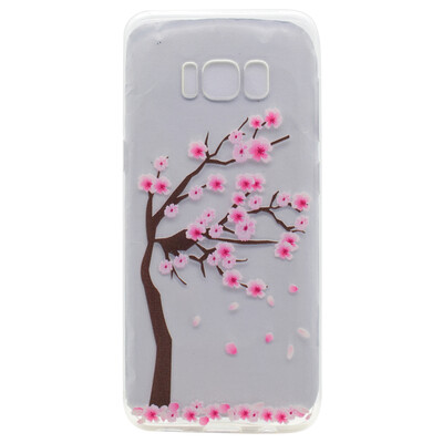 

Cherry tree Pattern Soft Thin TPU Rubber Silicone Gel Case Cover for SAMSUNG GALAXY S8