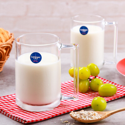 

Jingdong Supermarket] Le Meiya (Luminarc) glass cups morning song relief glass cup 320 ml 2 loaded