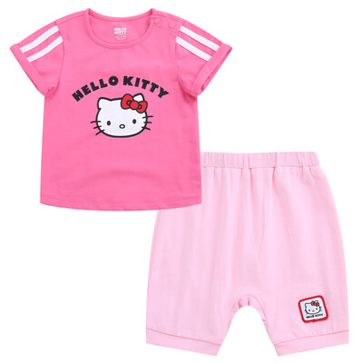 

Hello Kitty Children Short Sleeve Set Top Shorts Outline Kit KA722BA22P1973 Rose 73