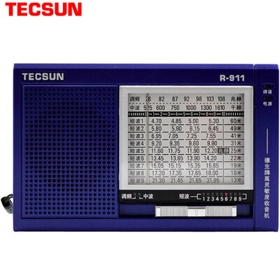 

Tecsun (Tecsun) радио-аудио полнодиапазонный пожилых четыре или шесть английских слушаний колледжа вступительный экзамен карман портативный полупроводник (синий) R911