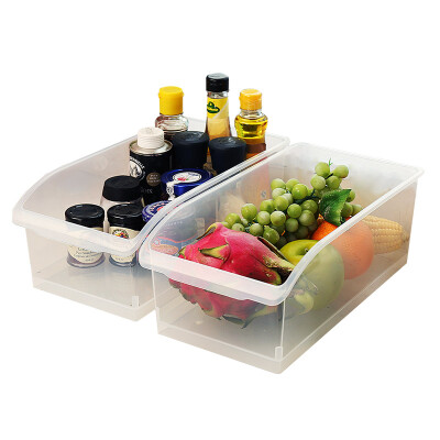 

Bao You Ni refrigerator storage box rectangular fruit&vegetable crisper box home dry kunk kitchen kitchen storage box DQ9021-6 &lt2 only installed&gt