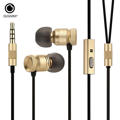 

GGMM EJ102 Professional Mp3 Music In-Ear Наушники с шумоподавлением Спортивные стерео звук бас Наушники с микрофоном Компьютер MP3-плеер