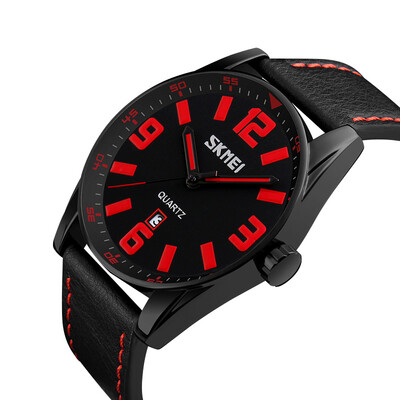 

Moment beauty skmei watch men&39s sports leisure fashion three-dimensional scale quartz watch 9137 brown