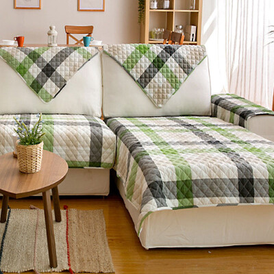 

Green reed European fabric sofa cushion sofa towel style green 90 * 180cm 1 piece installed