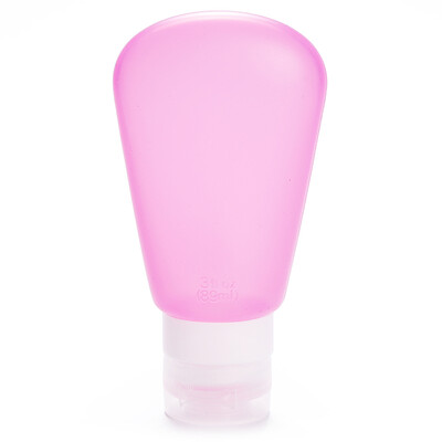 

40000 km Cosmetics Silicone Bottles Bottles Wash Shampoo Shower Gel Portable Vials SW2101 Pink 89ml