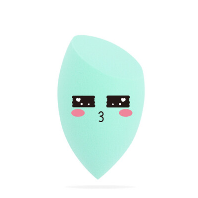 

You Ke Si ukiss gourd sponge puff diagonal light green cotton foundation BB cream wet&dry makeup tools