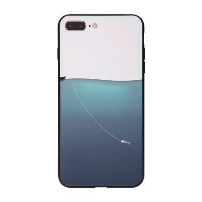 

Dostyle "footprint series" phone shell hammer design iPhone7Plus phone shell "old man and sea" by Pulitzer Award