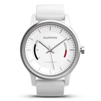 

Джия Минг (GARMIN) vivomove здоровья часов моды спорта спорт мониторинг активность интеллигентной версия белого указателя