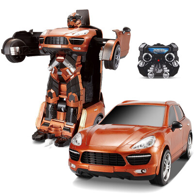 

Jia Qi JIAQI TT664 Cayenne car robot electric remote control smart deformation of a remote control car super change Thunder God of war car model toys