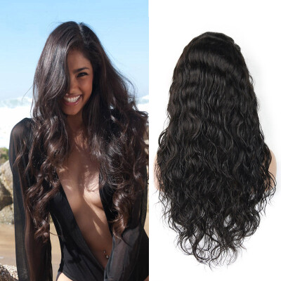 

130 Density Body Wave Brazilian Virgin Hair Free Part Full Lace Wigs For Black Women