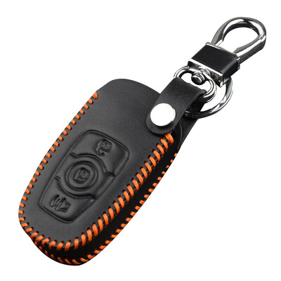 

Huashi Great Wall Harvard H6 key bag hand sewing smart three-key yellow modified car keychain special Haval key sleeve accessories