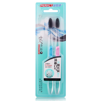 

PERFCT high-density clean soft hair gingival toothbrush × 2 F862 color random