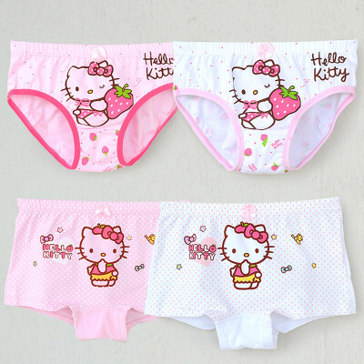 

Hello Kitty (HELLO KITTY) children's underwear 4 installed in the big child students triangle angle shorts KTN035 mixed color 4 installed 150cm