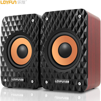 

Le поставил (LOYFUN) M32 ноутбуков колонок настольных колонки настольного компьютера аудио сабвуфер (цвет красного дерева)