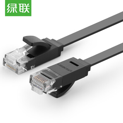 

Зеленый Альянс (UGREEN) Шесть типов гигабитного кабеля плоский Cat6 компьютер широкополосная сеть перемычка медный сердечник 8 ядро ​​витая пара 6 домашняя связь готовый кабель 3 м 11237