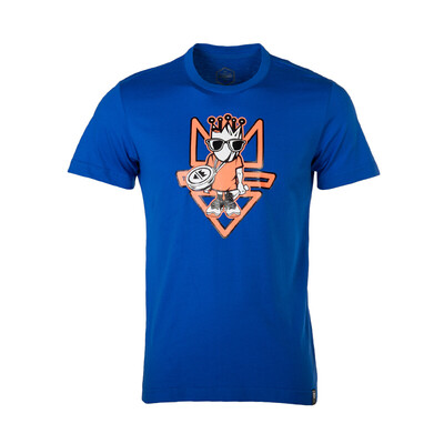 

361 degrees men round neck short T-shirt 551629133-3 hyun blue 3XL
