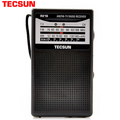 

Немецкое здравоохранение (Tecsun) полнодиапазонное радио стерео звука телевизор пожилого пожилой портативный AM FM кампус радио полупроводник (черный) R218
