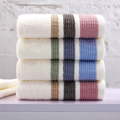 

Jingdong supermarket] Xin brand towel home textile cotton Hokkaido single-sided gauze soft towel 1 fitted with skin-friendly water orange