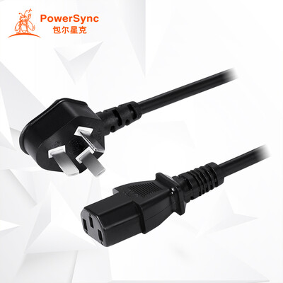 

(PowerSync) MPCPHX0100 computer host power line for computer host display rice cooker electric kettle household electrical appliances word tail