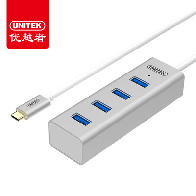 

Преимущества (UNITEK) usb Splitter 3.0 тип-c концентратор Конвертер Apple Notebook MacBook Pro док-станция еще один четырехпортовый концентратор Y-3188SL