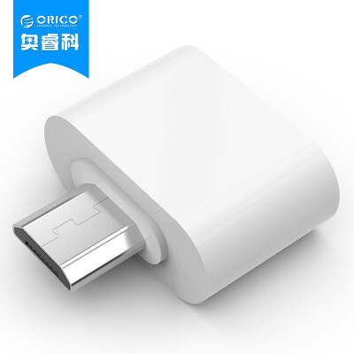 

ORICO MOG02 OTG адаптер для передачи данных Micro USB для USB2.0 конвертер поддержка Эндрюс мобильный телефон / Huawei / просо / Meizu / затем U диск белый