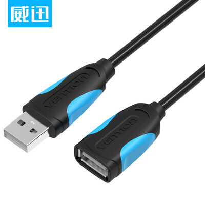 

Weining (VENTION) usb2.0 удлиненная линия от мужчины к женской линии передачи данных с высокой скоростью передачи данных компьютер U удлинительный кабель для мыши с клавиатурой мыши 1 метр черный VAS-A05-B100-N