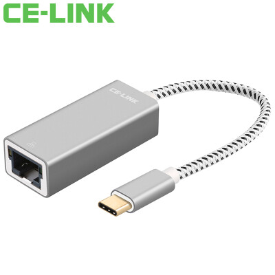 

CE-LINK 1678 Type-C to 100M network card cable network card USB31 USB-C to RJ45 converter Apple new Macbook interface external wired network card black