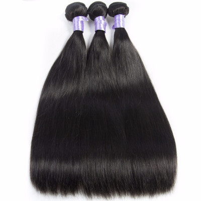 

7A Grade Malaysian Virgin Hair 3 Bundles Female Star Hair Unprocessed Malaysian Human Hair Weave Bundles Straight