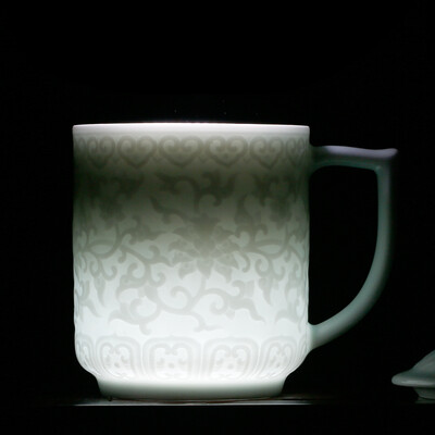 

Changnan cups of ceramic cups with carved carved office tea tea tea cups