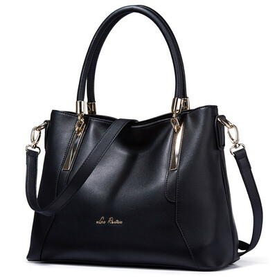 

Old head LAORENTOU fashion leather Messenger bag ladies handbag shoulder bag 958J120L1A black