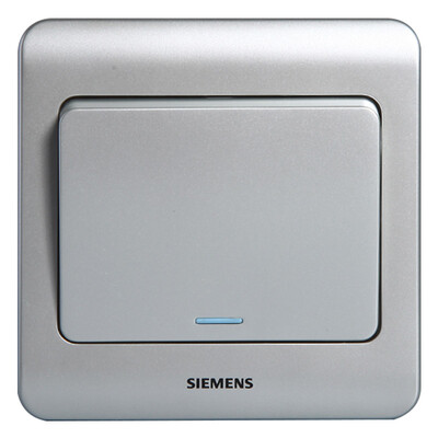 

Siemens (SIEMENS) 5TA01191CC122 three open dual control vision with fluorescent switch socket (color silver