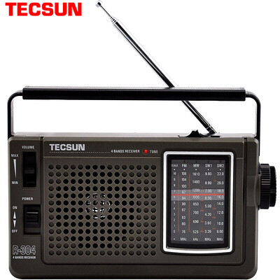 

Немецкое здравоохранение (Tecsun) полный диапазон стерео радио престарелые полупроводниковый портативный радиоприемник коротковолновые ЧМ волна SW MW кампус радио R-304