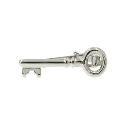 

Yoursfs Alloy Key Tie Clips for Men Platinum Plated Gentleman Accessories Business Tie Pin Christmas Gifts for Boyfriend