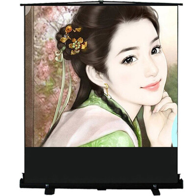 

Nantong Elite MRRIGHT 100 inch 4 3 to pull the curtain projector projection screen projection curtain screen curtain for projector - AVGA resolution 800 600 XGA resolution 1024 768