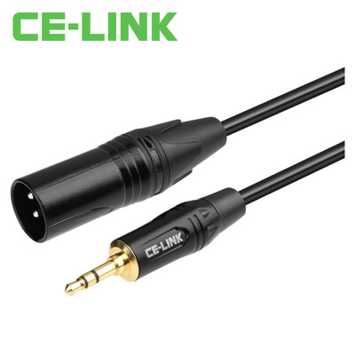 

CE-LINK 2814 DC35 turn 3-pin XLR audio cable 1 meter male to public card agricultural line computer with microphone microphone microphone mixer cable