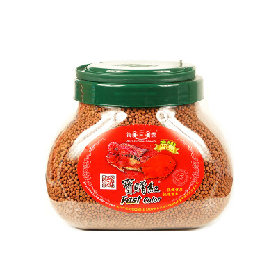 

Treasure gift red Taiwan Haifeng fine pellet feed lamp fish peacock small fish Yan Yan fish food 10 grams bag slow sink particles