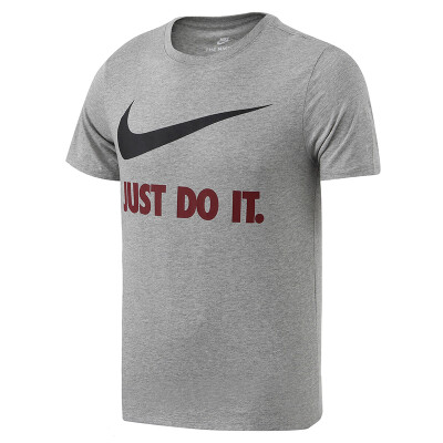 

Nike NIKE Men's T-shirt JUST DO IT SWOOSH short sleeve 2017 summer 707361-066 deep hemp gray XL code