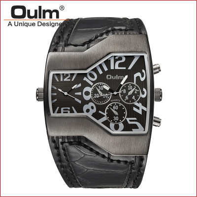 

watches for men brands oulm direct sell two time zone sport style PC21S movt wristwatch HP1220