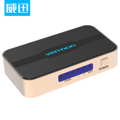 

Weining VENTION HDMI splitter 1 into the two into a two out of one four 4K digital high-definition video splitter notebook connection cast TV ACBG0