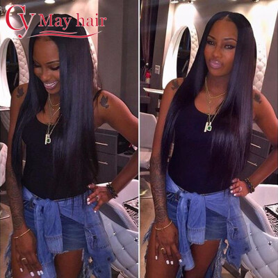 

Cy May Hair 7A Malaysian Virgin Hair Straight 4 Bundles Malaysian Straight Hair Weave Bundle Deals