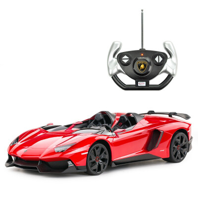 

Rastar remote control car 1:12 Lamborghini AVENTADOR roadster model boy children's toy car 57500 red