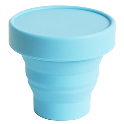 

JAJALIN Portable Foldable Travel Cup Outdoors silicone cup leaves shaped