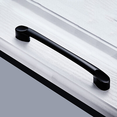 

CABO Cobbe American Black Wardrobe Door Drawer Handle Handle Handle LS84 Black 128 Pitch Single