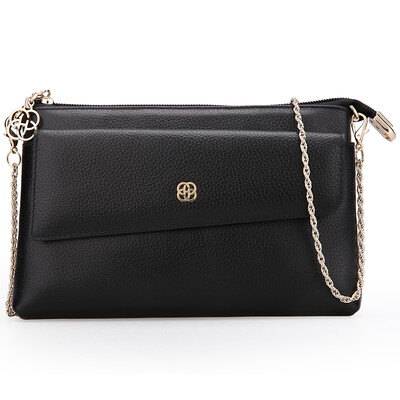 

Red Valley HONGU Women&39s Handbag Korean version of the first layer of leather wallet wild chain package H40102923 pink