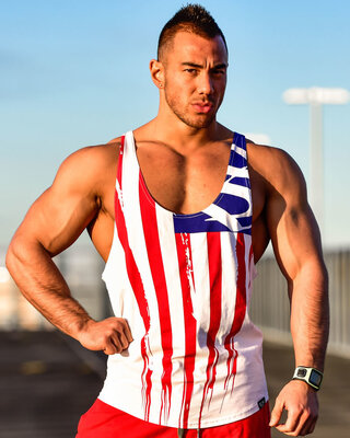 

New Men's Fashion Sleeveless T-shirt Tank Top Vest