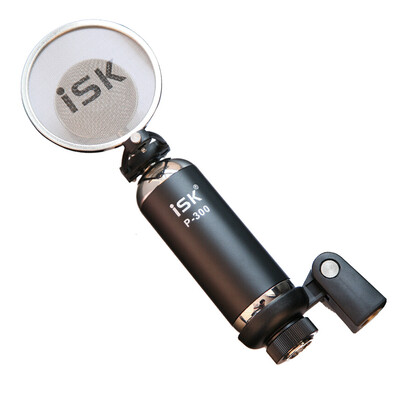 

ISK P300 small bottle condenser microphone black professional recording shouting wheat network K song YY microphone